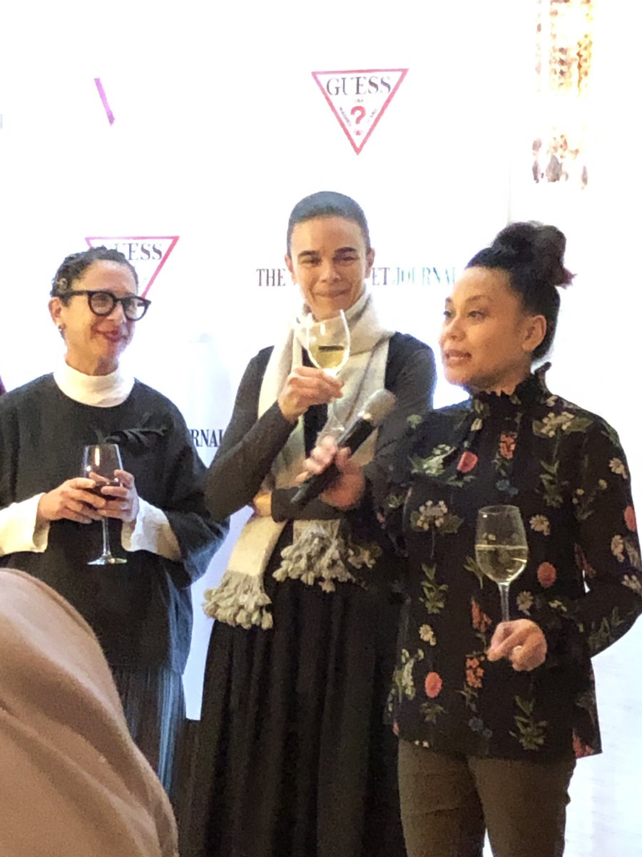 Such a cool night and amazing dinner! Lucky to be in the company of such amazing women: <a href="/chef_sally/">Sally CamachoMueller</a> Camacho, @nancysilverton and @suzannegoin. An inspiring evening by <a href="/VisionaryWomen_/">VisionaryWomen</a> and a trifecta of deliciousness! 😋 #womenchefs #femalepowerwomen