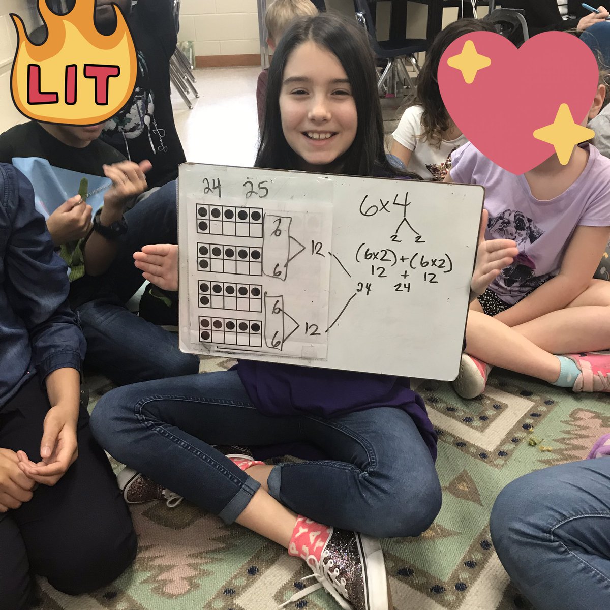 Getting flexible and stretching our brains during our #NumberTalk at #ILESsoars today! #CRAzyMATH #ComputationalFluency Can’t wait for tomorrow!