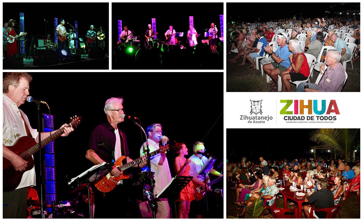 Gob_Zihuatanejo's tweet photo. Gran afluencia registró el concierto de M-DOCK BAND y dos grupos locales, que participaron en el tercer día de actividades del #Sailfest2019. Lo recaudado servirá para apoyar a los #niños de #Zihua https://t.co/mxfyx9UsOv
