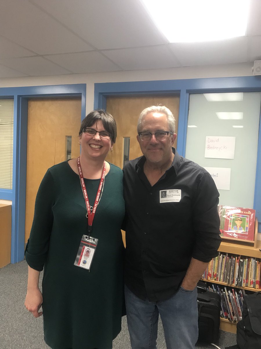 DeniseMMarsh's tweet photo. @Willard_School welcomed authorator @artofdavid David Biedrzycki today for a fun filled day! Breaking News...teachers reported that the students were talking about the visit all day! https://t.co/Iau6PDWddY