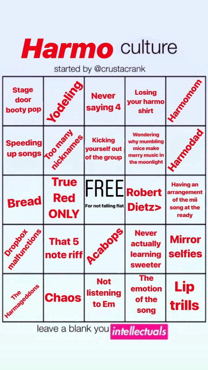 Harmogeddon_'s tweet photo. Let us know how you do on our bingo card!! https://t.co/RhjXG4dX1k