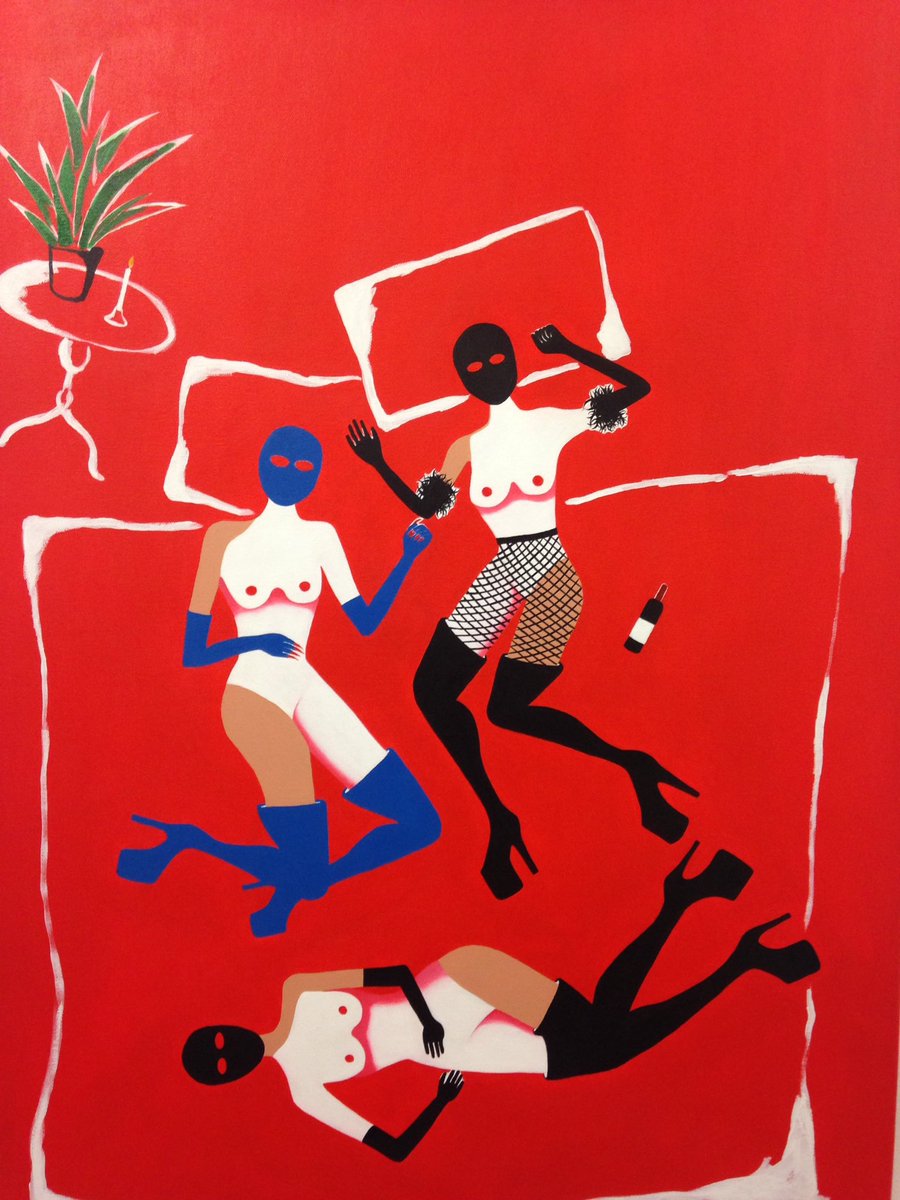 StevieMaginn's tweet photo. Some of my favourite work at #LateNightArt in months. #heavenlybodies at #artcetera definitely worth a visit over next few weeks https://t.co/fsXe38reh5