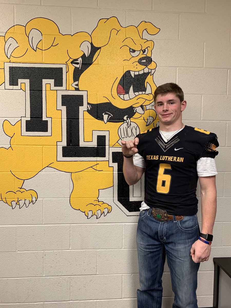 StefkaTrent's tweet photo. Honored and blessed to say that I will be continuing my academic and football career at Texas Lutheran University! https://t.co/PLFMLrvhCI