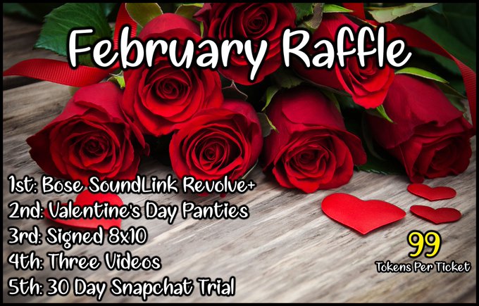 February Raffle starts tonight! Grand prize is a brand new Bose SoundLink Revolve+ speaker! Only 99 tokens<a href="/tag/goodnight"class="tags"><span>#goodnight</span></a>