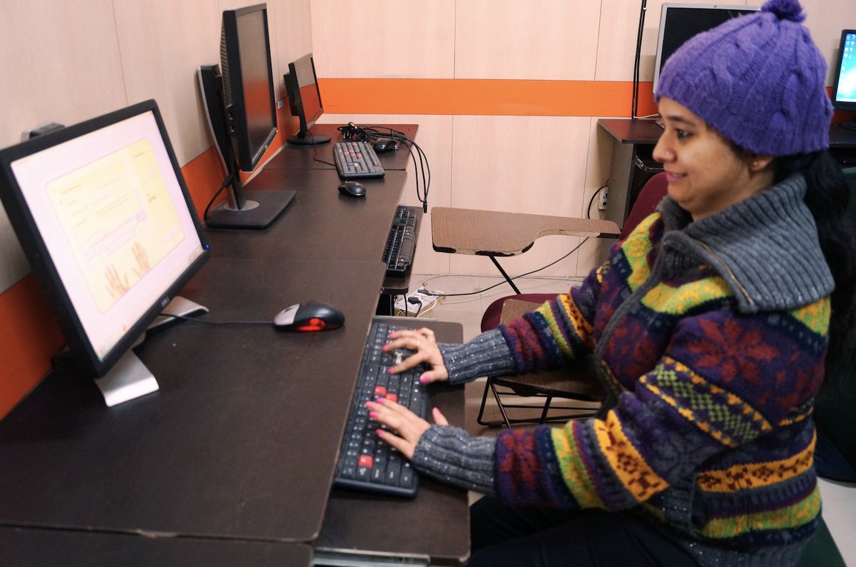 AIFoundation's tweet image. "Thank you ABLE for the Computer skills training"
Through #SkillDevelopment in computers, Shashi is all set for success! ABLE empowers Persons with Disabilities, especially women, to sustain their families with respectable livelihoods. #Tech4Development