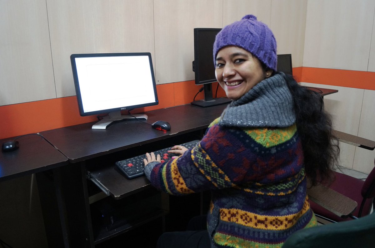 AIFoundation's tweet image. "Thank you ABLE for the Computer skills training"
Through #SkillDevelopment in computers, Shashi is all set for success! ABLE empowers Persons with Disabilities, especially women, to sustain their families with respectable livelihoods. #Tech4Development