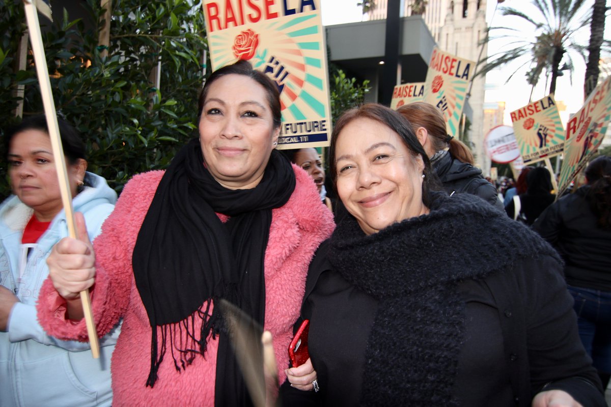 unitehere11's tweet photo. After months of negotiations and two months after a city-wide strike authorization vote, workers  @thelinehotel  preparing to go on strike. Contract now! #RaiseLA https://t.co/RMfHBnhDOn