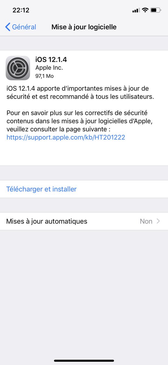 FabienWannerOFF's tweet image. iOS 12.1.4 is available now for public.
#Apple #iOS #iOS1214 #iPhone #iPad #iPad #Design #Developer #CopyRight