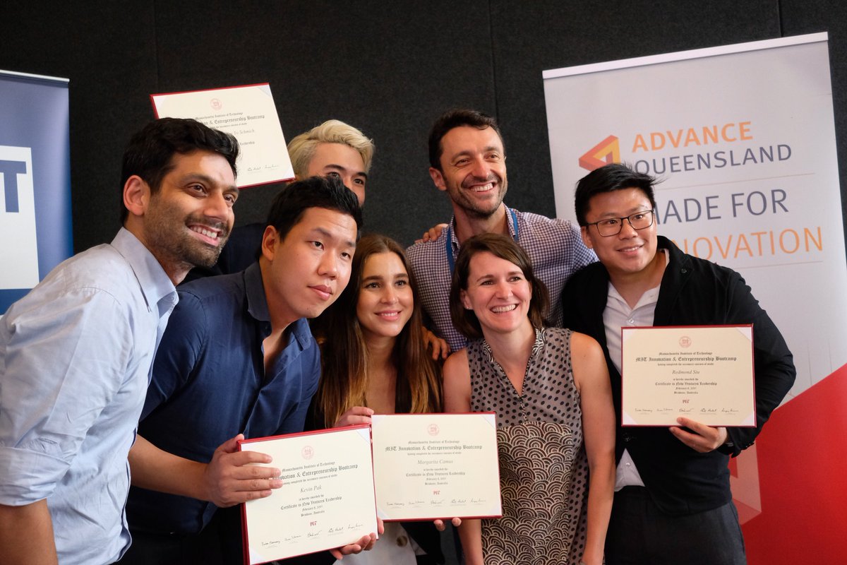 Congratulations to the winning pitch of #MITBootcamp 2019, Travel Angel 😇👏 | #QUT
