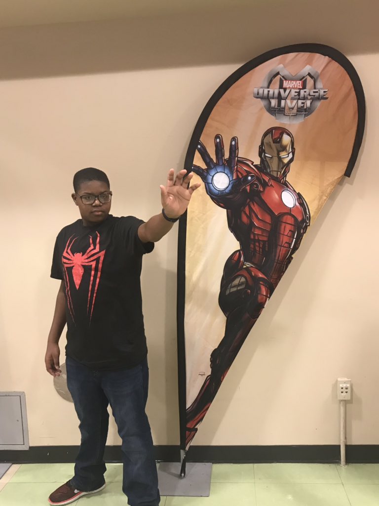 majonesjackson's tweet photo. #MarvelUniverseLive https://t.co/GZaLYPaPWx