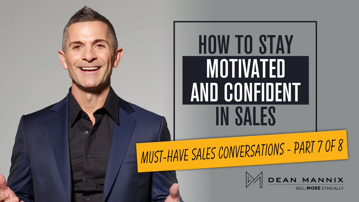deanmannix's tweet photo. #Sales is tough- despite your wins this month, your sales target will be reset next week.. It's easy to get burnt out and lose your determination. In this week's blog I'm sharing the keys to gaining back your #motivation and sales #confidence. Watch now - https://t.co/RgZfJZaw6r https://t.co/DajapFjCFK