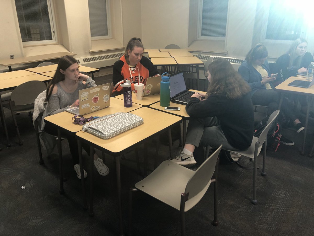 Mrs_Schumacher3's tweet photo. Having a great night leading Social Media Night with members from @WCU_SPSEA !! 🖥📱 https://t.co/3GMy8ppMO4