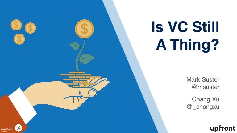 bfeld's tweet photo. Is vc still a thing? - https://t.co/Ifk9eGHmnZ - @msuster totally nailed it with this presentation. https://t.co/44aiwSZmEj