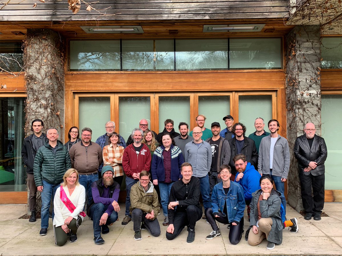cycling74's tweet photo. All hands - 20yrs of Cycling ‘74 / 30yrs of Max •
.
.
.
.
.
#cycling74 #max #maxmsp #max8 #jitter https://t.co/21ye03uo99