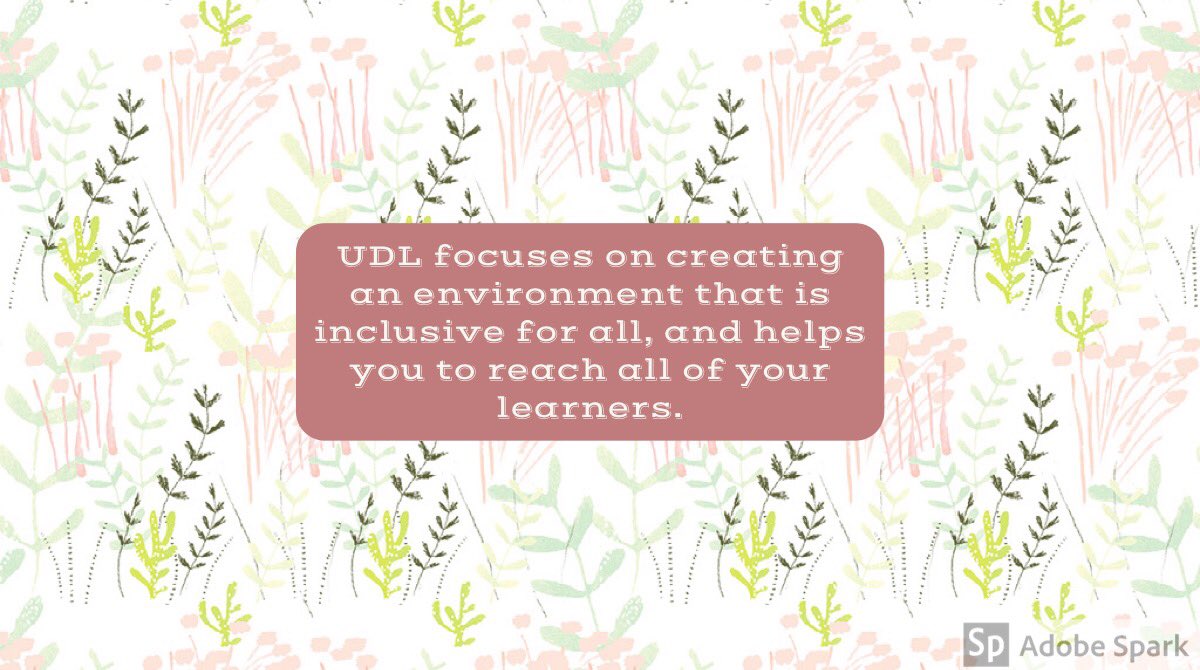 MissBlagg's tweet photo. Today we learned about Universal Design for Learning! @JessicaRae929 #NTchat #edtechchat https://t.co/uUvGZ5fqwG