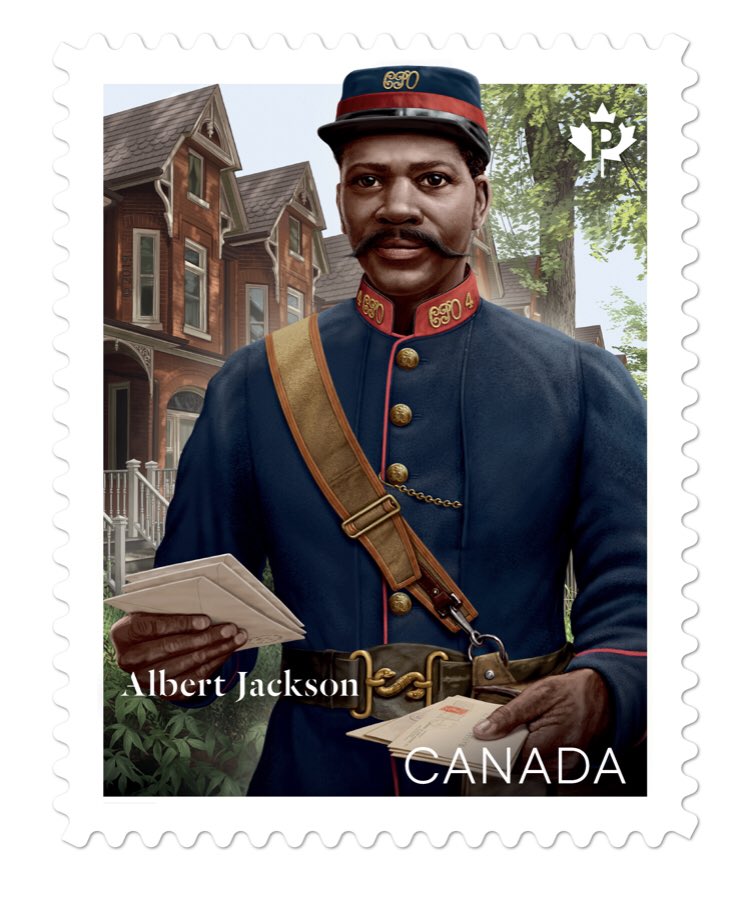 KingsleyKwok's tweet photo. #TorontoLabour celebrates #BlackHistoryMonth & #AlbertJackson #Toronto’s First Black Postman with Canadian Union of Postal Workers Toronto Local. https://t.co/pe2BvMjzae https://t.co/735mDCklU8