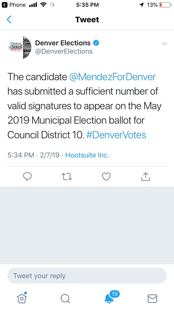 MendezForDenver's tweet photo. Childhood dream come true! #MendezForDenver was the first campaign to reach sufficiency for the May elections in the District 10 race. Help us out by donating at https://t.co/GBQGkGW8pr #BlueWave2019 #FutureCityCouncilman https://t.co/mC7wj4owqq
