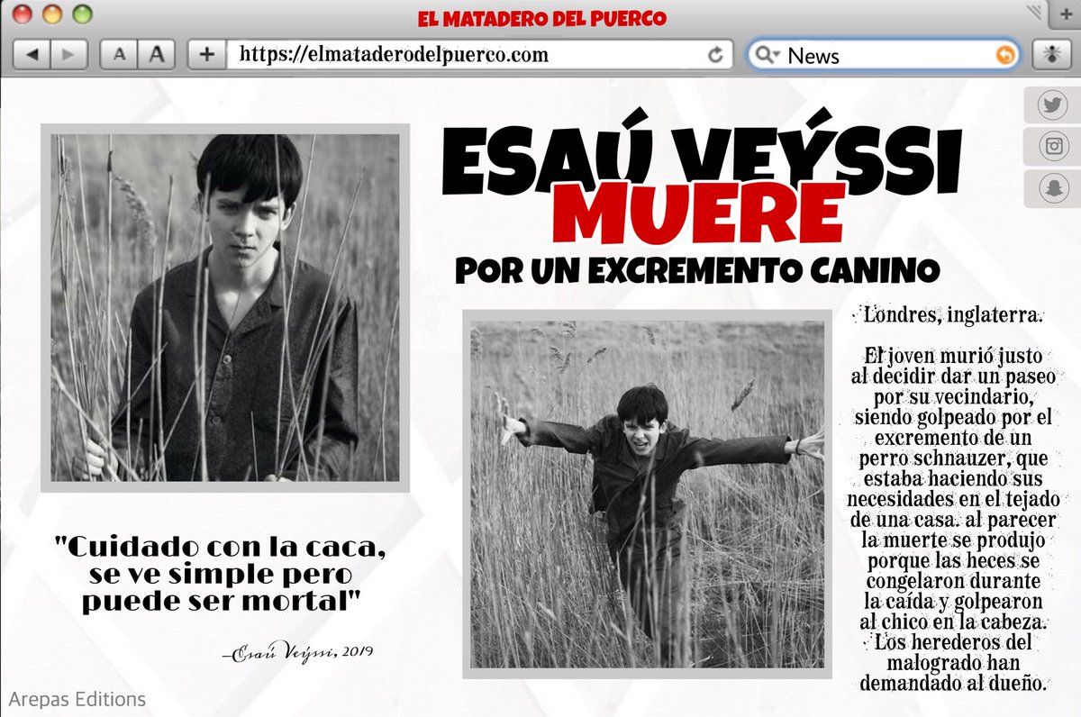 🕊; el cierre de un capítulo es el inicio de uno nuevo.

Descanse en paz Esaú Veýssi.