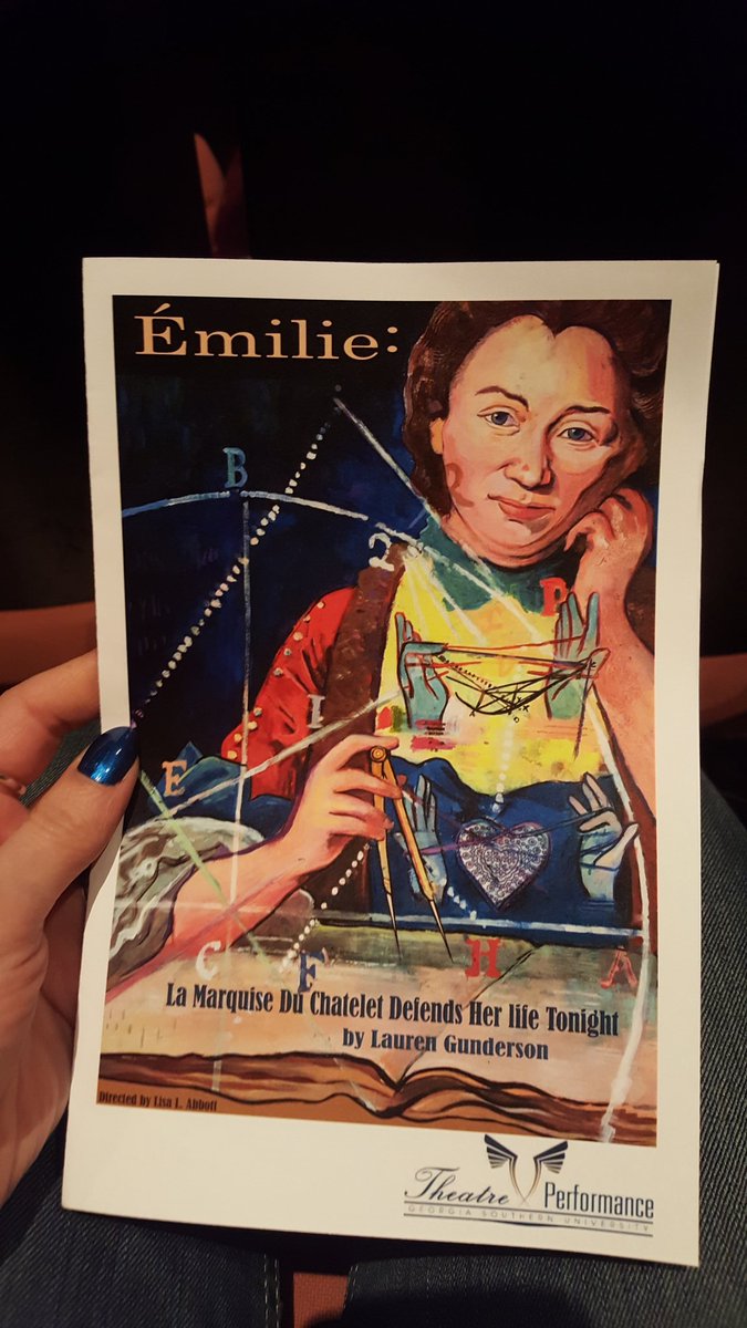 ProfGoff's tweet photo. Time for Emilie at @kcactf4 by one of my absolute favs, @LalaTellsAStory! #52playsbywomen #kcactf #kcactf4 #goseelivetheatre @GeorgiaSouthern https://t.co/YR5za4jK8D