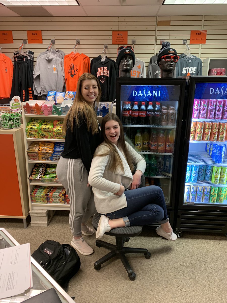 This Thursday I am thankful for my fellow school store employees, Adare and Rachel. They always know how to lighten the mood and mess up orders. #ThankfulThursday <a href="/hoopsmurphy/">Michael Murphy</a> <a href="/bballwoods23/">Patrick Woods</a> <a href="/rosheehan23/">rachel sheehan</a> @adareoconnorr