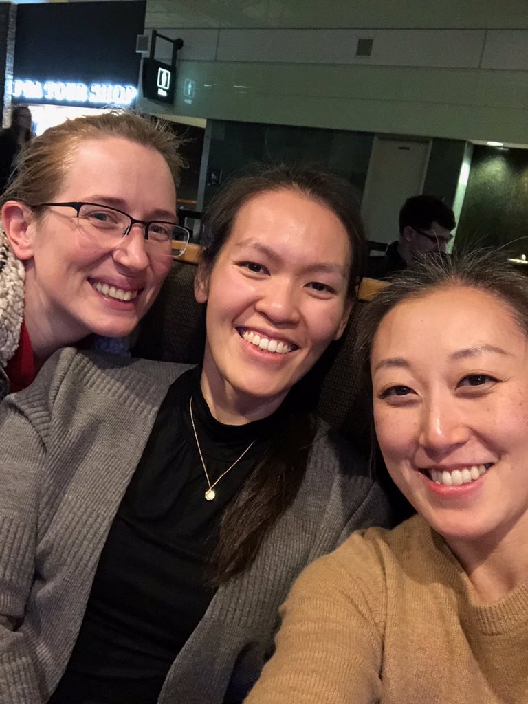 Celebrating Jinny Ha passing her boards!