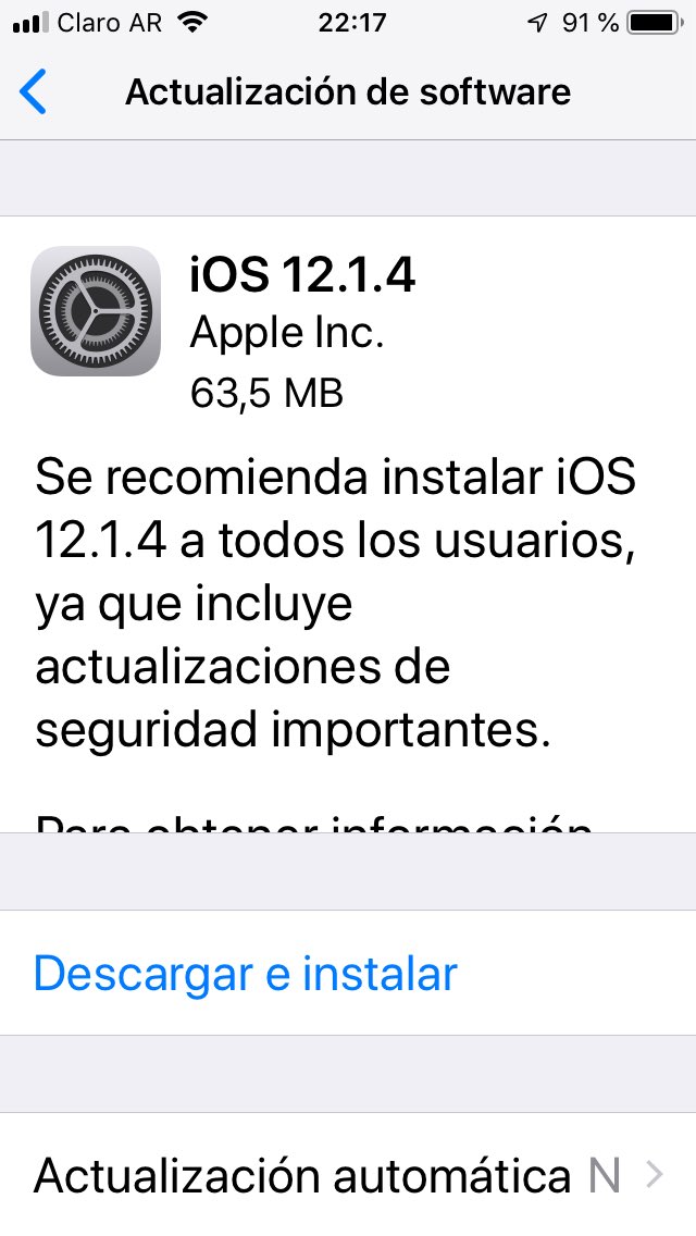 damiantiscornia's tweet image. #ios1214 a poco de la #ios122