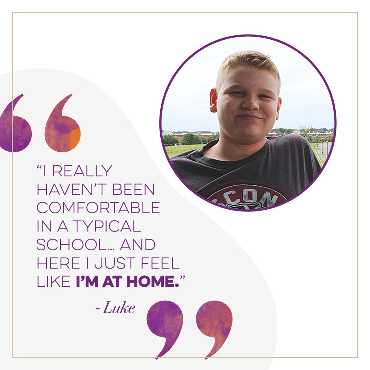 FusionAcademy's tweet image. &quot;Luke now knows that he really can do anything if he sets to it.&quot; - Michael R. Cohen, Master Teacher at Fusion Cherry Hill. #FusionAcademy #ScholarshipFoundation