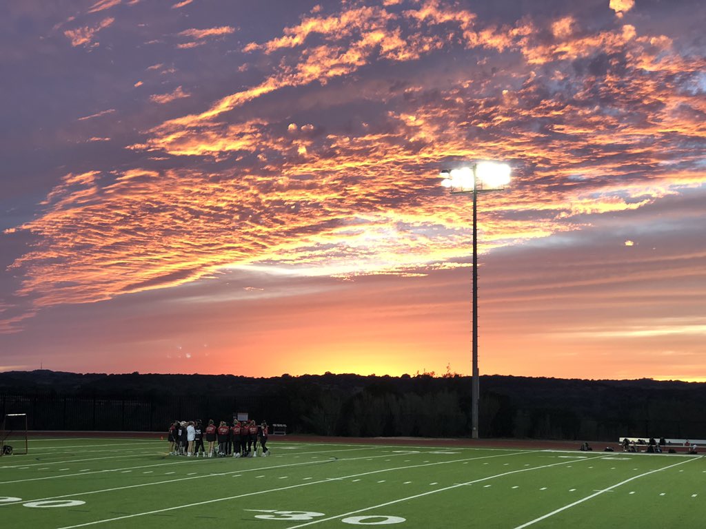 A beautiful night for lacrosse.   Varsity Lady Cavs lead 7-1 at the half against Westwood.