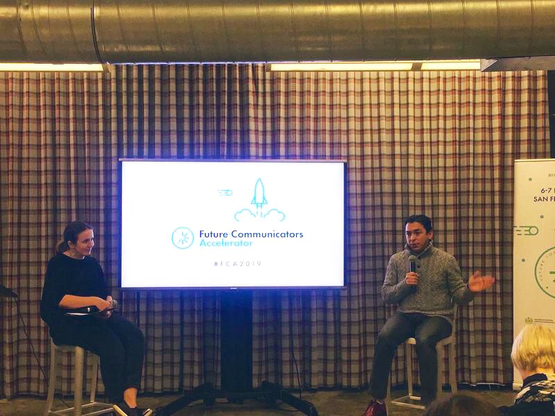 GabrielaLungu's tweet photo. Such an honour to interview @briansolis today in #SanFrancisco for the #FCA2019. I’ve been one of Brian’s long time fans. So happy to meet him in person. https://t.co/biGM6zHuKP