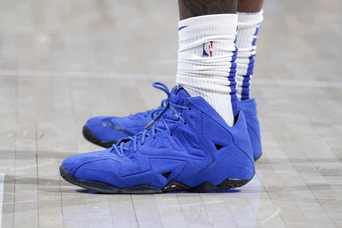 blue suede lebrons