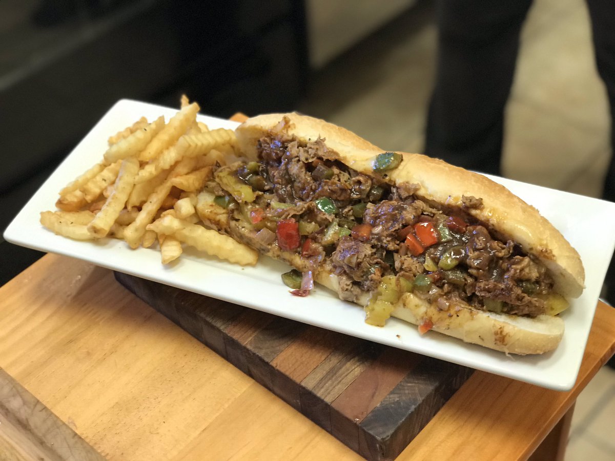 TheCatchCafe's tweet photo. Our Steakhouse Cheese Steak is a customer favorite! https://t.co/TAgJdWqVK9