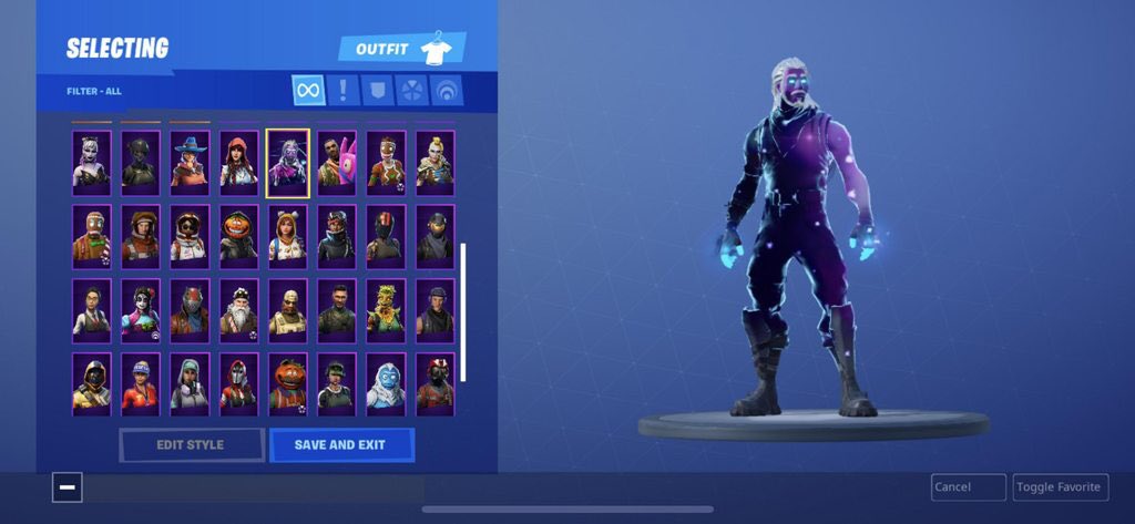 jackdapIug's tweet photo. Selling FA account with galaxy skin and 7,500 vbucks
Dm me offers or buy now for $100
Can send more pics of inventory https://t.co/gyWtaIhLRt