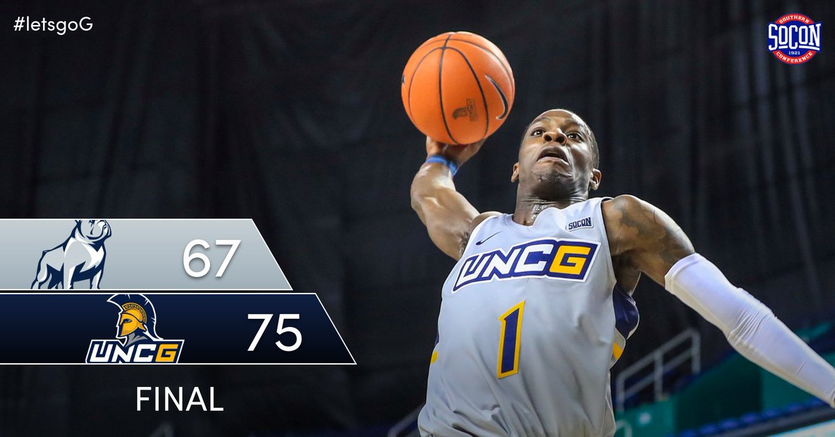 UNCGBasketball's tweet photo. Our second seven-game winning streak this season has at 10-1 in @SoConSports action. 

Up next: at Chattanooga on Saturday night. #letsgoG https://t.co/D4OH98mMZw