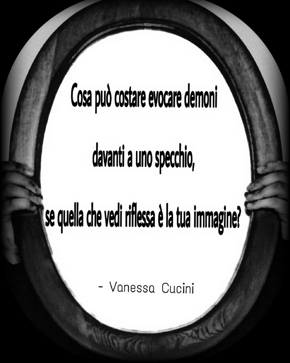 VMetriche's tweet photo. #specchio #VentagliDiParole #ScrivoArte #CasaLettori #creepy
#amoscrivere #tempo  #frasibelle #parole #aforismi #amoleggere #lettori #leggere #librodipoesie #poesia #ebook #books #poetry #art  #ArteYArt #demoni https://t.co/kJbnO1Qaup