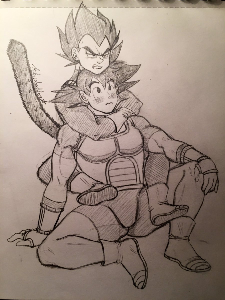 kibosdoodlez's tweet photo. Back off, heβs mine!! #kakavege #vegekaka #kibosdoodlez #heprotecc #dbzyaoi https://t.co/JgcnMUvURX