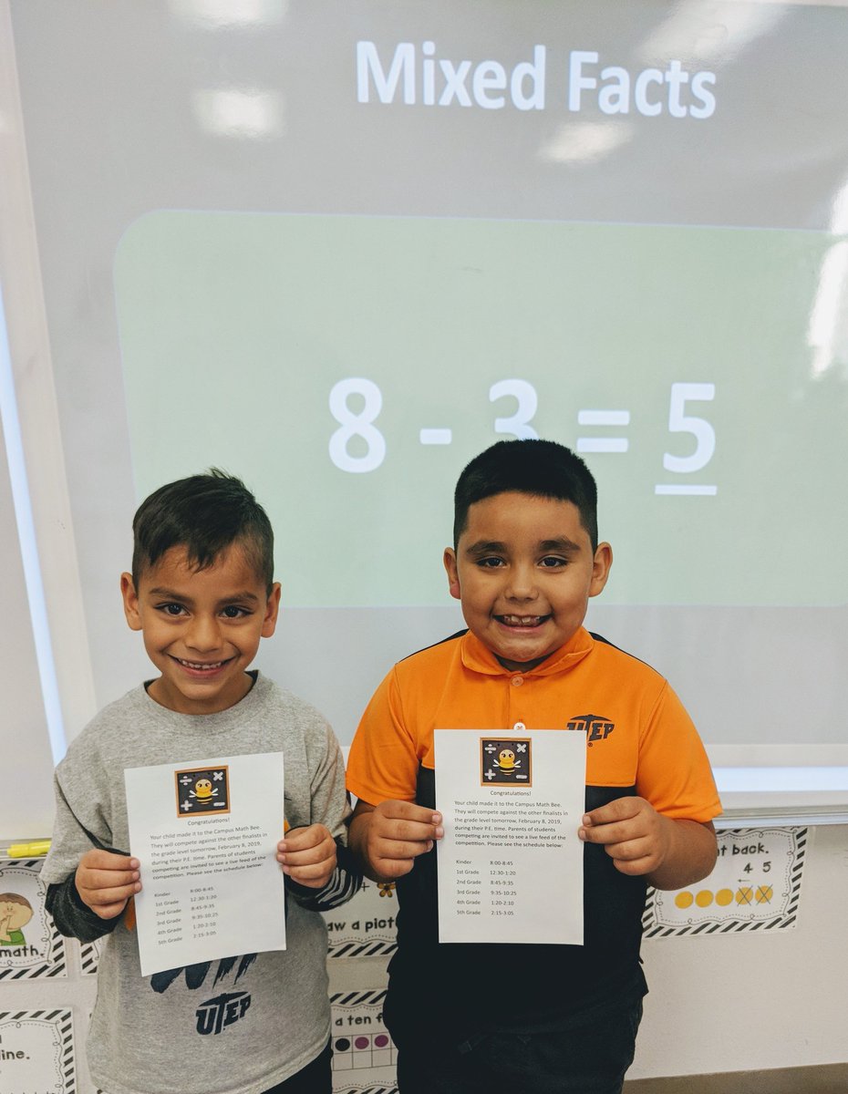 blancas_DSSE's tweet image. Our Math Bee Winners!! 🎉👏🏻💯 We are so proud of you! @SocorroISD #TeamSISD #MathBee  #mathfluency @DSShook_ES