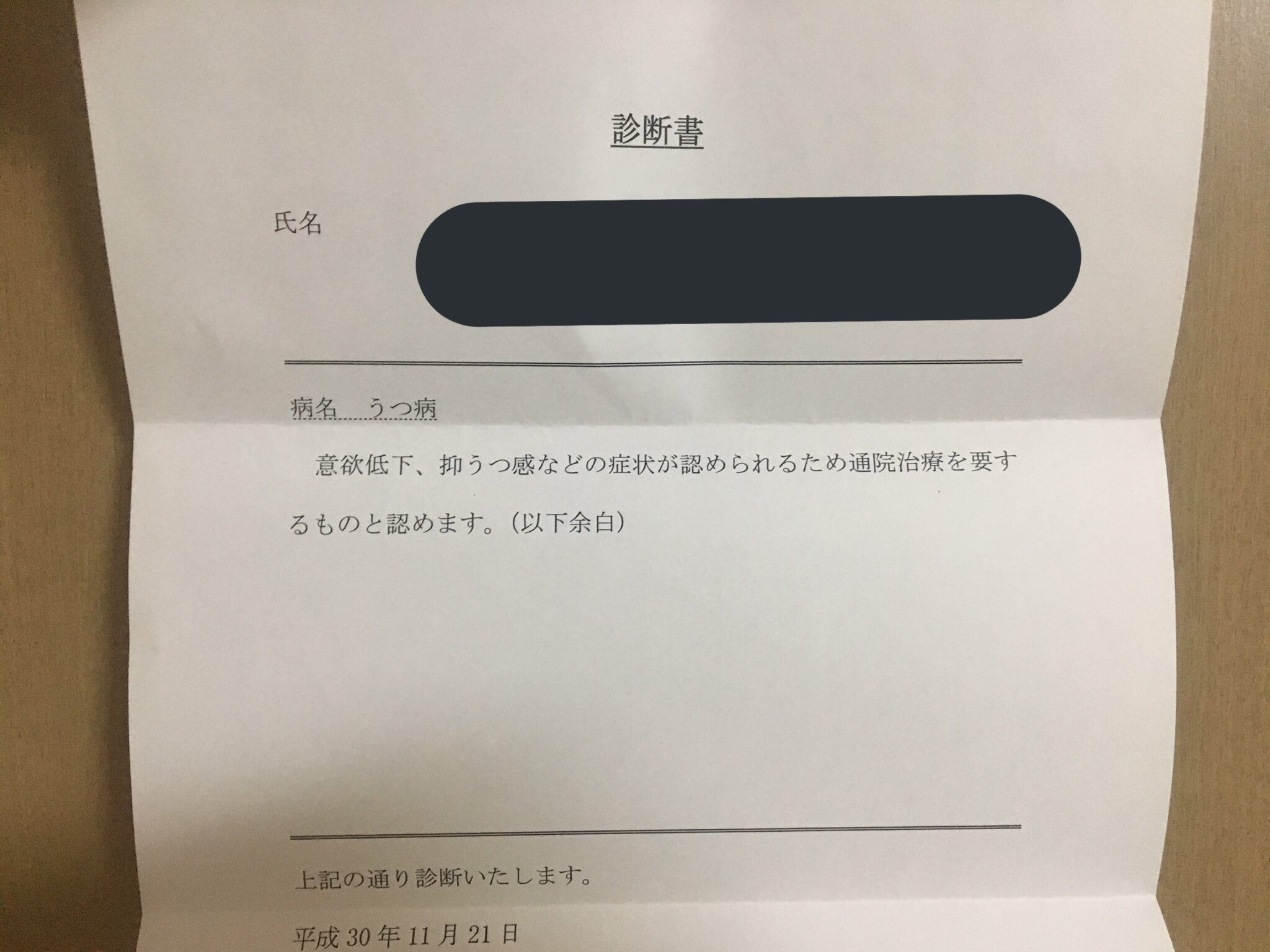 ちるだ On Twitter これは うつ病の診断書を手にした東大生の 卒業論文を提出するまでの日々を描いた物語 Https T Co Mk6ypcpo3h Twitter