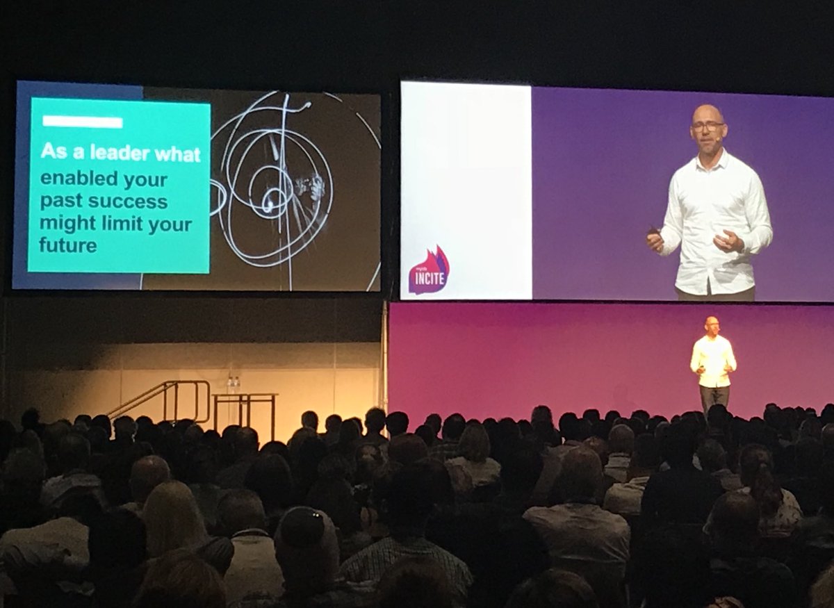 andec71's tweet photo. This is so true. Our amazing CEO @TimReedMYOB sharing his top tips on handling change. #myobincite https://t.co/I7syXSMre9