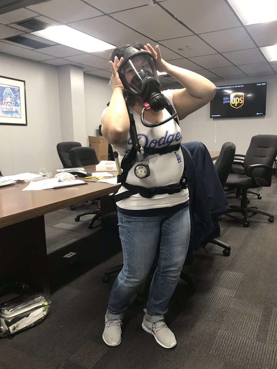 New Responders are Donn Doffing cleaning up Hazmat spills and testing out. Class of Feb 2019 is coming at you next Monday. Let me let you in on our little secret....... we really would love to have Zero work for this group. The only job at UPS we’re less = more $$$