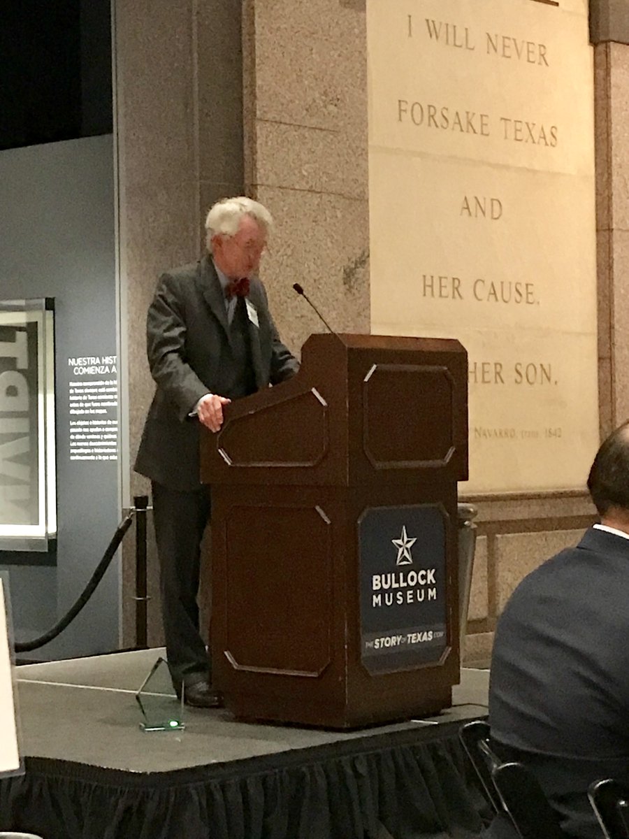 SweetwaterTXedc's tweet photo. Mr. #RodWetsel, Senior partner at Wetsel, Carmichael, Allen & Lederle, LLP, recipient of #ErnestESmith #Lifetime #Achievement Award from the #TJOGEL at the #BullockMuseum in #Austin #Congrats Rod on a well deserved award! #energy #windlaw #oilandgas https://t.co/py6qhW93SY