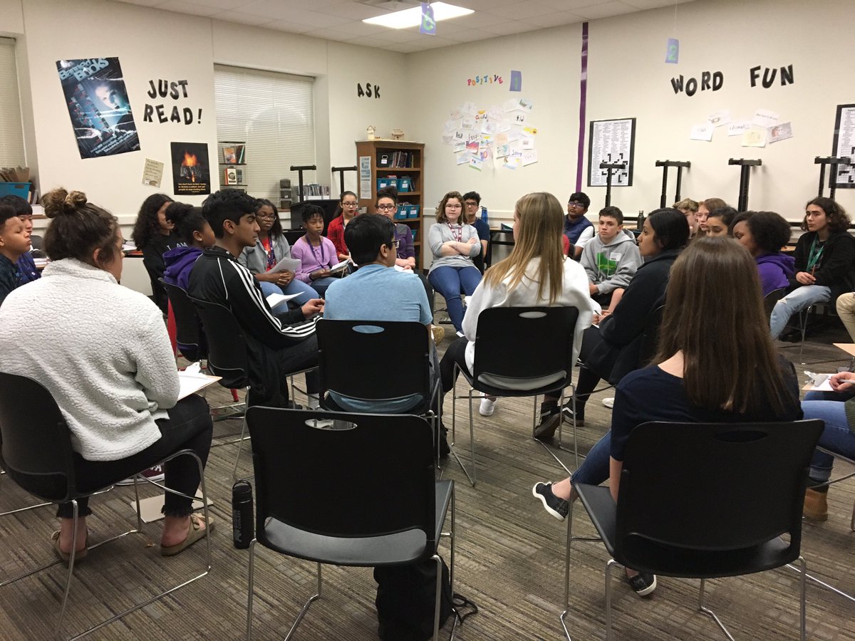 hippler_t's tweet photo. Part 2: Not #TxEdTuesday; Thurs. Soc sem over TKAM. They listened.They empathized.They agreed to disagree. Adults, pay attention.They’re doing better than we are.  @FISD_elar @friscoisd @JaredLPatterson @MattShaheen @Scott_SanfordTX @justinaholland @AngelaPaxtonTX @SenJaneNelson https://t.co/ZrnxtgVuJr