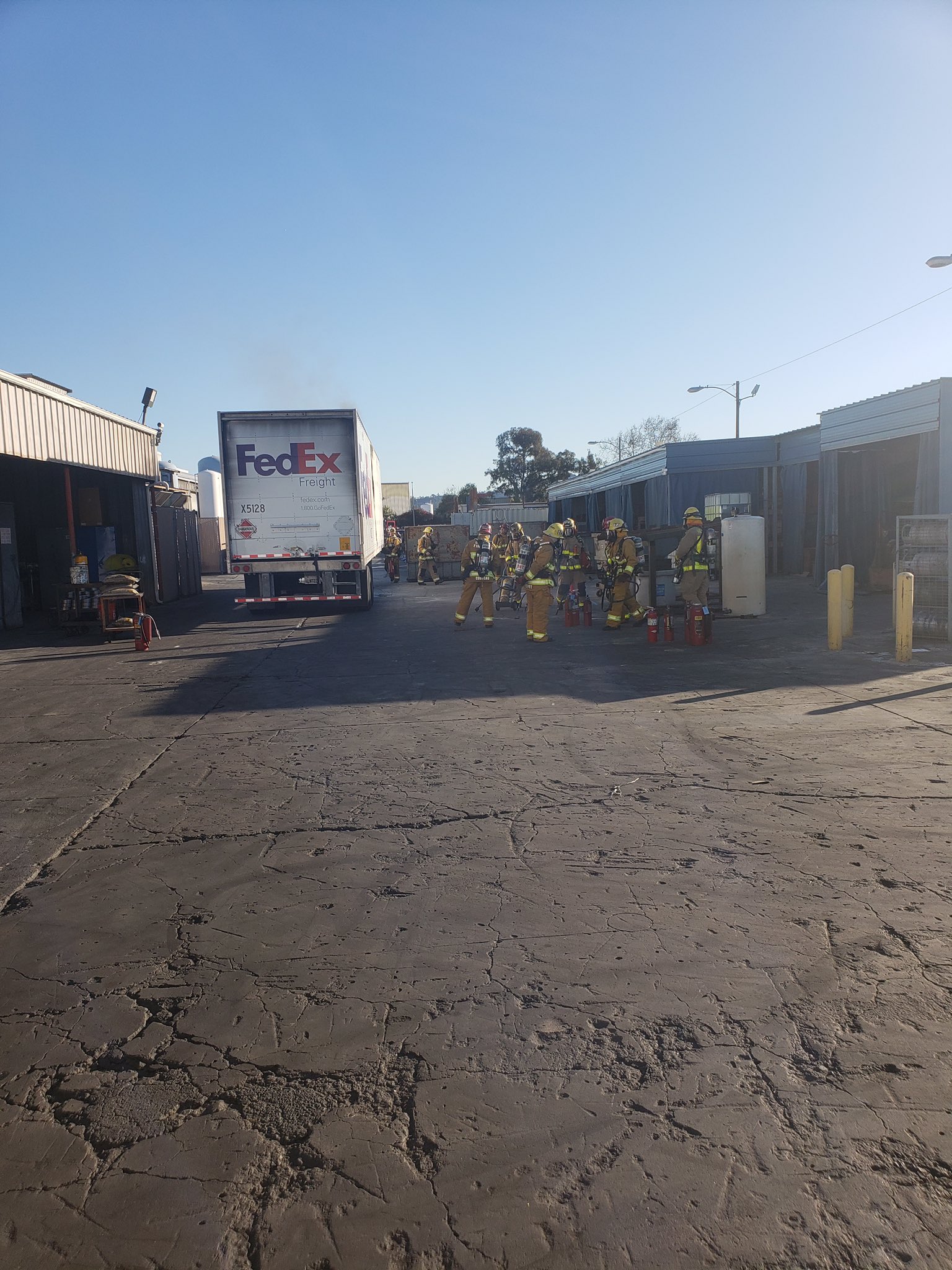 Travis Rice On Twitter Photos From Employee Show Fedex Truck Fire Travis Rice On Twitter Photos From Employee Show Fedex Truck Fire Became Hazmat Situation At Machining Manufacturing In El Cajon No One Was Injured