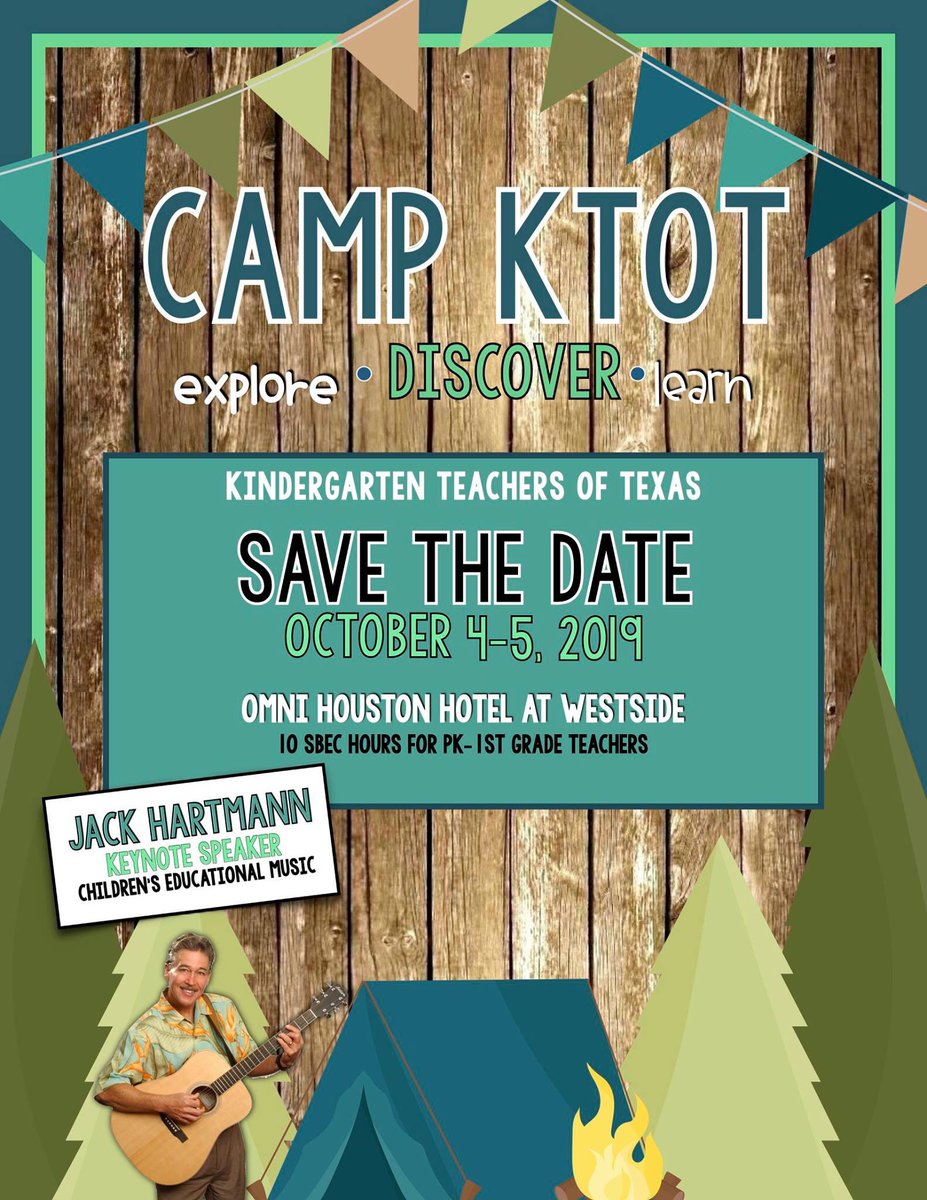 We are excited to announce our keynote speaker, Children’s Educational Musician, @jackhartmannkmc!  Save the date!  #kindergarten #teachersfollowteachers #teachershare #teachersofinstagram #kindergartenteacher #iteachk #iteachkinder #kinder #campktot2019