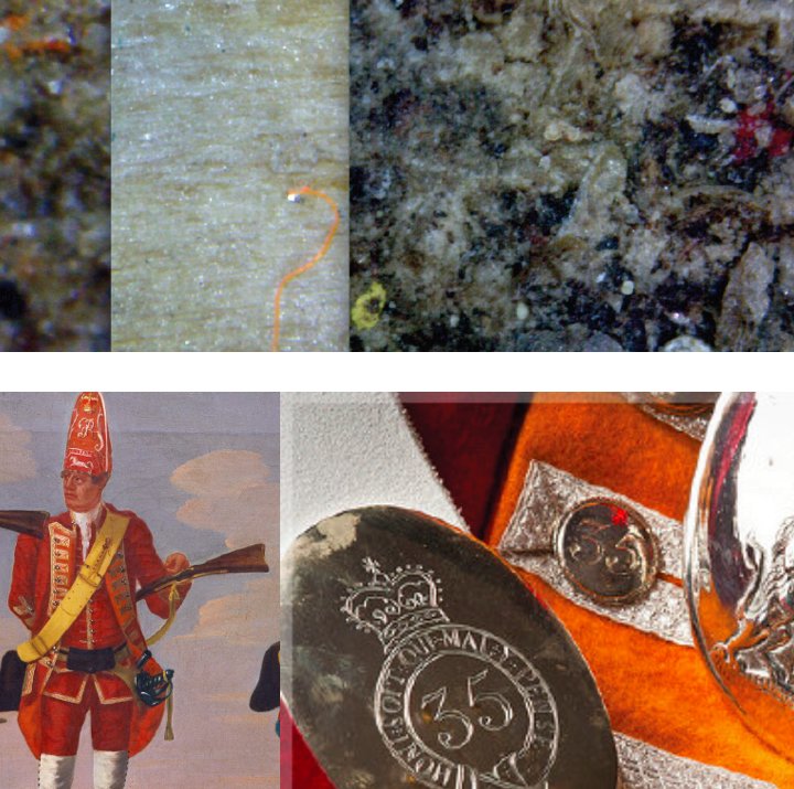 BrianGalama's tweet photo. Here is a little bit of what the British soldiers were writing on the stick from the 1700s. Even some of the 35th Regiment's fibres are still on the stick. Looks like they may have been playing for a mug? @HockeyHallFame @HockeyCanada @hockeynight @NHL @NHLPA @IIHFHockey #hockey https://t.co/zRstPvB3Hu