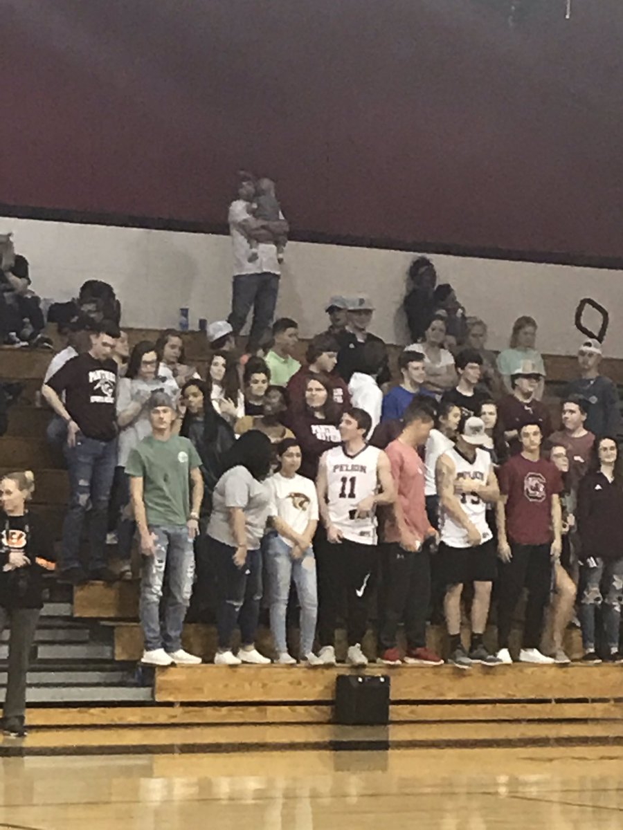 PelionHoops's tweet photo. Congrats to THE PACK @phs_pack for winning the battle between the two student sections!!! https://t.co/r1VpOZDKe2