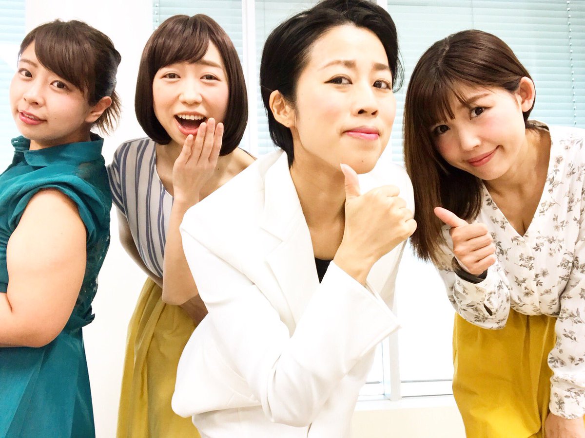 みよこ Na Twitteru 加藤綾子先輩と山崎夕貴アナ 安藤裕子さんと三田友梨佳アナ 女子アナ軍団集まりました いつか団体ネタをお見せしたい