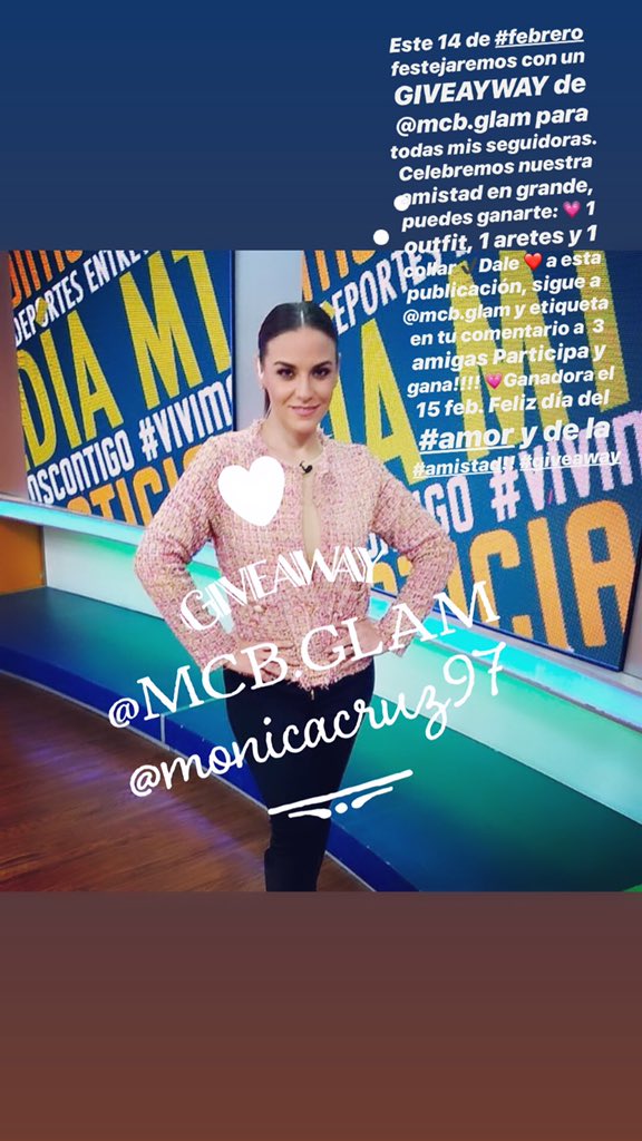 monicacruz97's tweet photo. Síganme en Instagram @monicacruz97 busca post de #giveaway de #mcglam outfit completo!! Inscríbete y etiqueta a 3 amigas participa!!! https://t.co/2h2MLfktkA