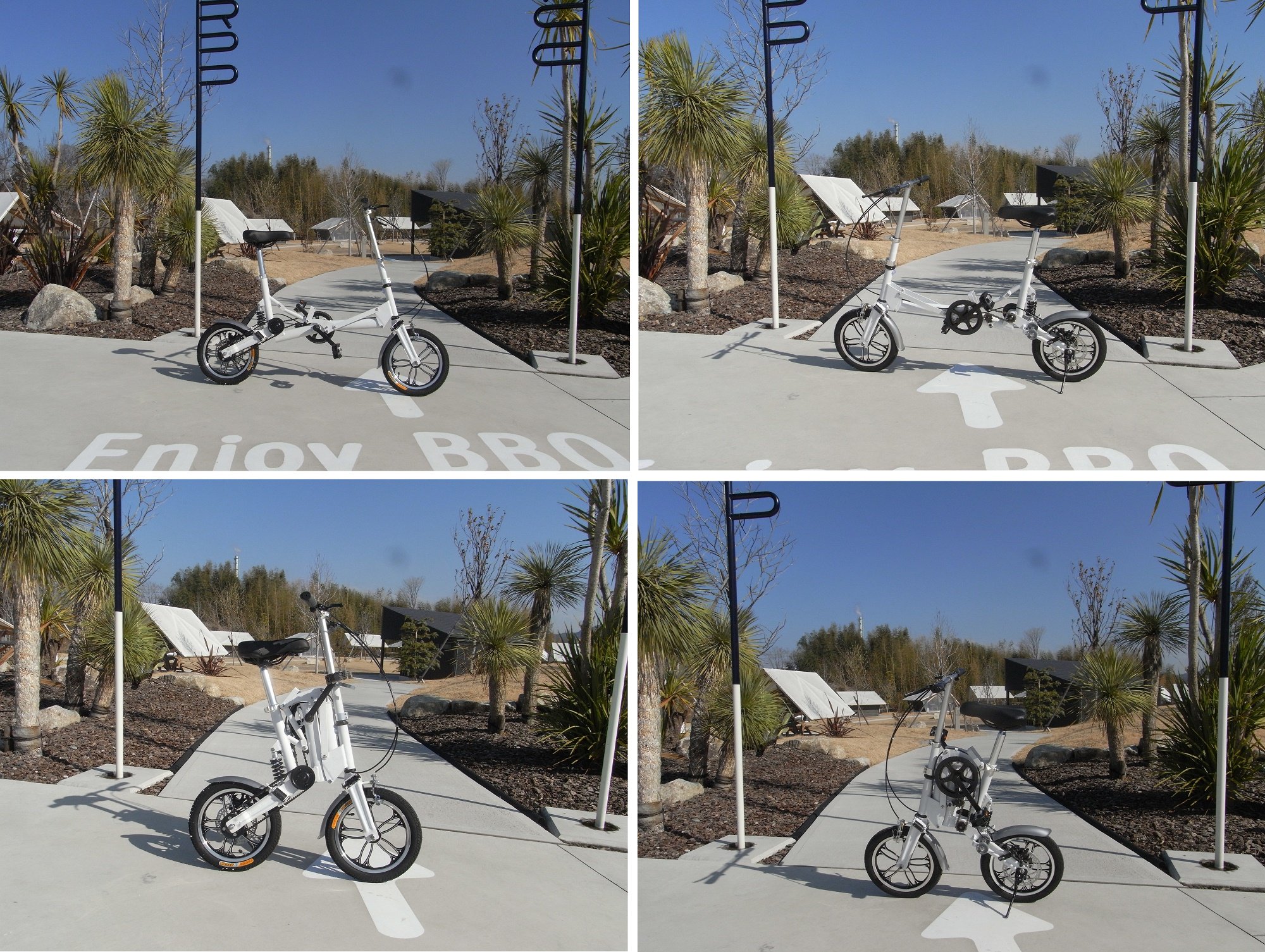 人道舎 CYCLE NINJA 折畳時極小自転車