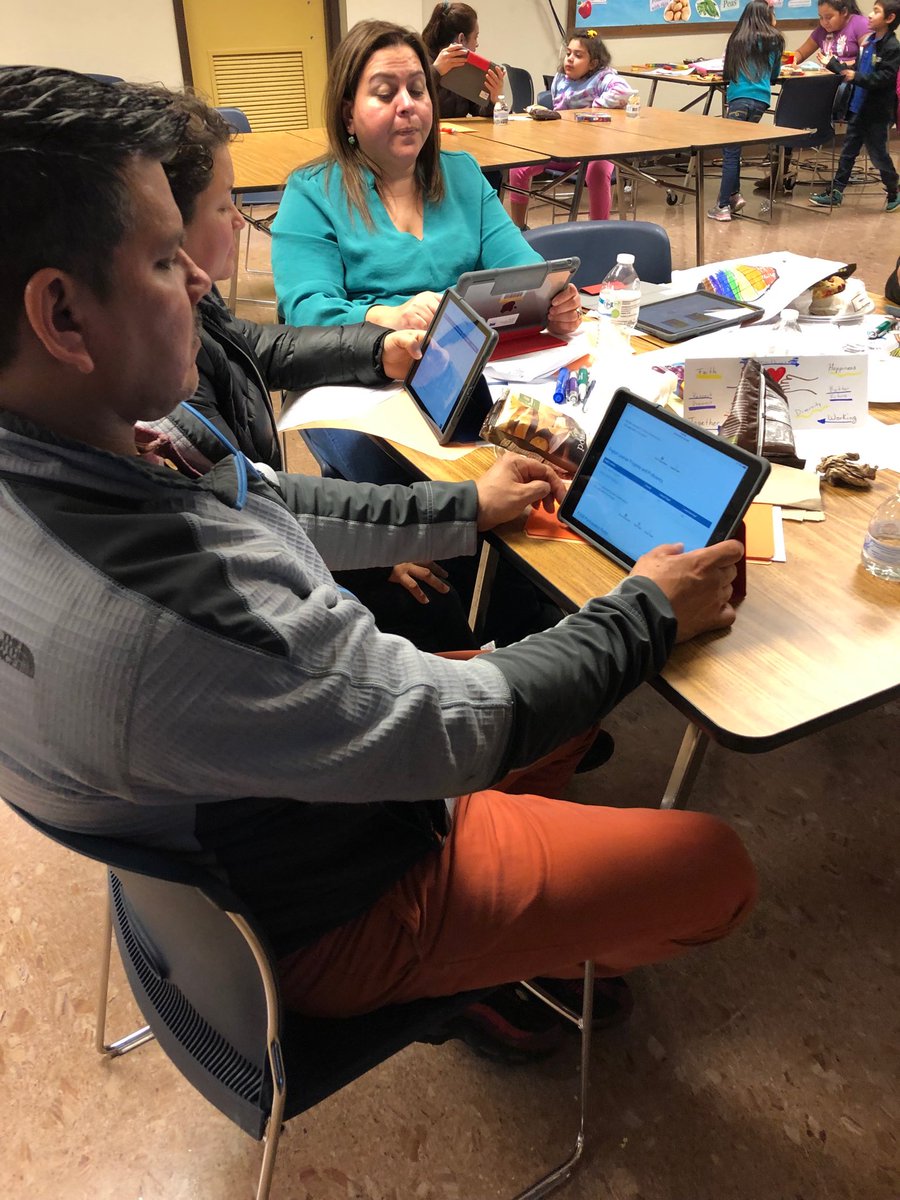 michelleroweT1's tweet photo. Knowledge is empowering! Reviewing ESSA report cards with families...demystifying the data. Thanks to all Title I teachers and staff for connecting with families! #PWCSTitleI โฆ@PWCSOSLโฉ https://t.co/z0G2mqpsOY