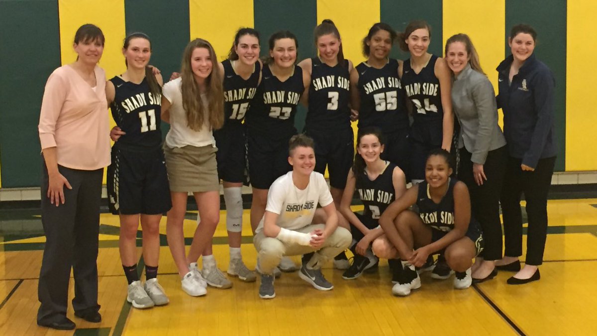 Congrats to Shady Side Girls’ Basketball Team on winning 
Section 3-3A Championship!